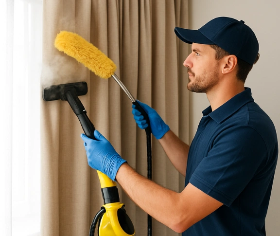 Trusted drapes cleaning technician Matty Curtain Cleaning kealba-vic QLD