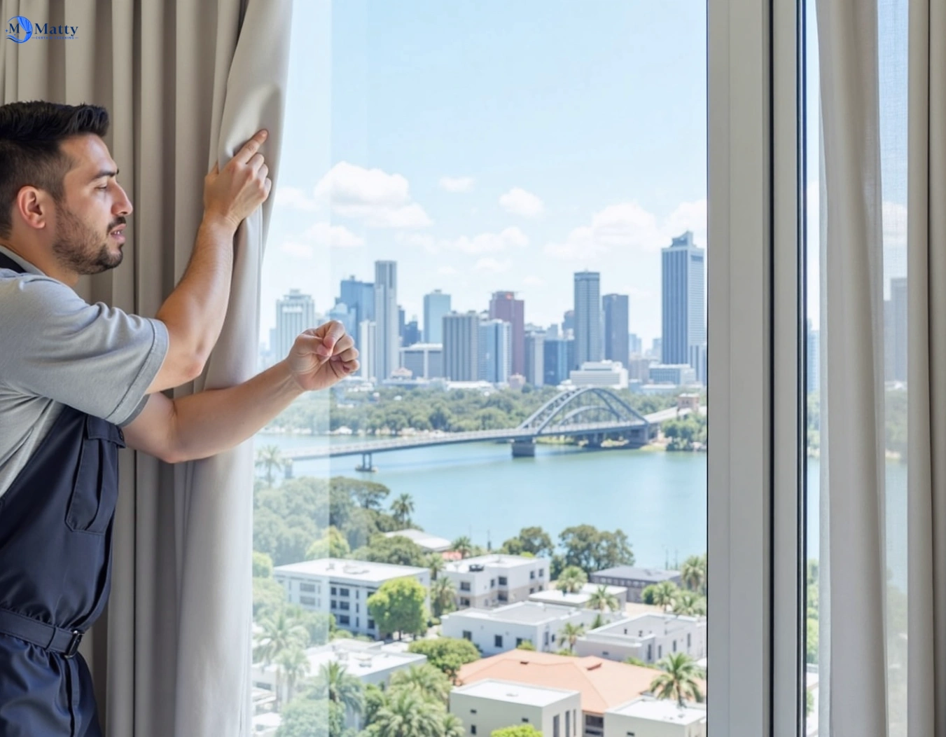 Professional curtain steam cleaning service kealba-vic QLD by Matty Curtain Cleaning